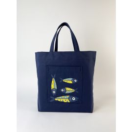 фото шоппер Alba Soboni 230004 темно-синий купить