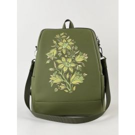 фото рюкзак для ноутбука Alba Soboni 240019 оливковый купить