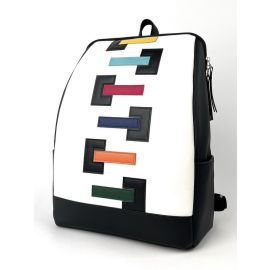 фото рюкзак Alba Soboni 240027-1 черно-белый купить