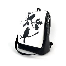 фото рюкзак Alba Soboni 240040 черно-белый купить