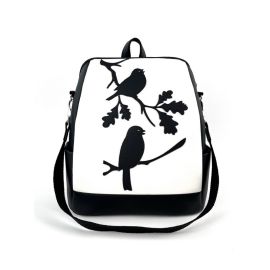 фото рюкзак Alba Soboni 240114 черно-белый купить