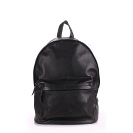 фото рюкзак POOLPARTY backpack-leather-black купить