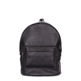 фото рюкзак POOLPARTY backpack-plprt-leather-black купить