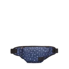 фото сумка POOLPARTY bumbag-planes-darkblue купить