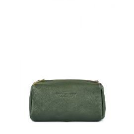 фото косметичка POOLPARTY cosmetic-leather-khaki купить