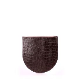 фото косметичка POOLPARTY cosmetic-pp1-croco-brown купить