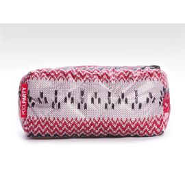 фото косметичка POOLPARTY cosmetic-snowflakes-redкупить