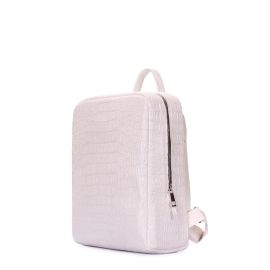 фото рюкзак POOLPARTY cult-croco-white купить