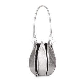 фото сумка POOLPARTY flower-silver купить