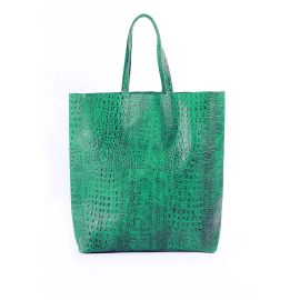фото сумка POOLPARTY leather-city-croco-green купить