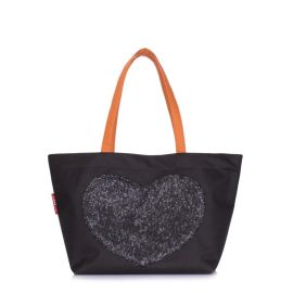 фото сумка POOLPARTY lovetote-oxford-black купить