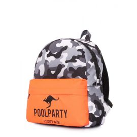 Рюкзак POOLPARTY mini-camo-orange