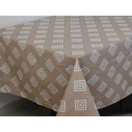 фото скатерть кухонная TAGl Ромб бежевый купить