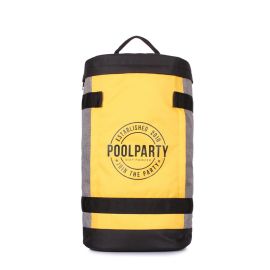 фото рюкзак POOLPARTY tracker-yellow-grey купить