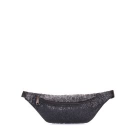 фото сумку POOLPARTY waistbag-shine-black купить