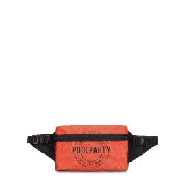 фото сумка на пояс POOLPARTY web-orange-black купить